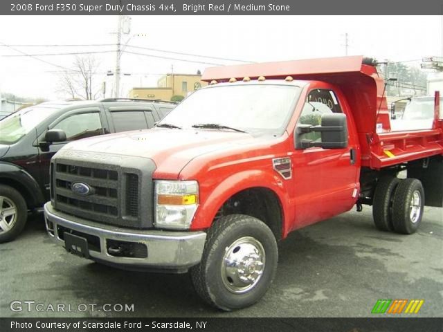 2008 Ford F350 Super Duty Chassis 4x4 in Bright Red