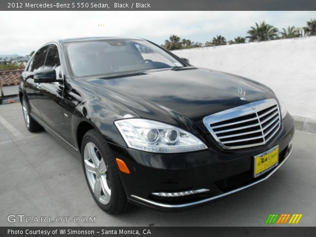 2012 Mercedes-Benz S 550 Sedan in Black