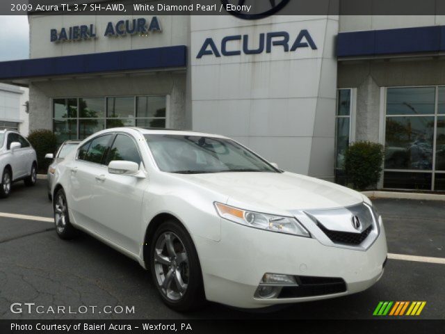 2009 Acura TL 3.7 SH-AWD in White Diamond Pearl