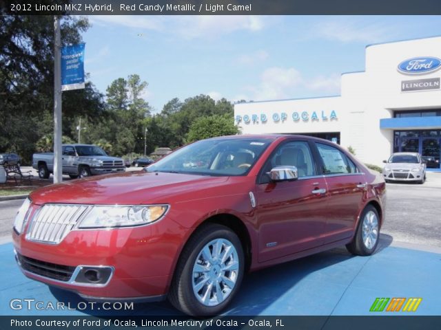 2012 Lincoln MKZ Hybrid in Red Candy Metallic