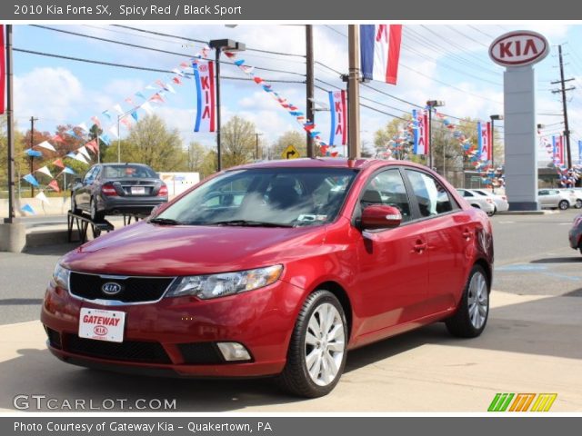 2010 Kia Forte SX in Spicy Red