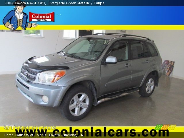 2004 Toyota RAV4 4WD in Everglade Green Metallic