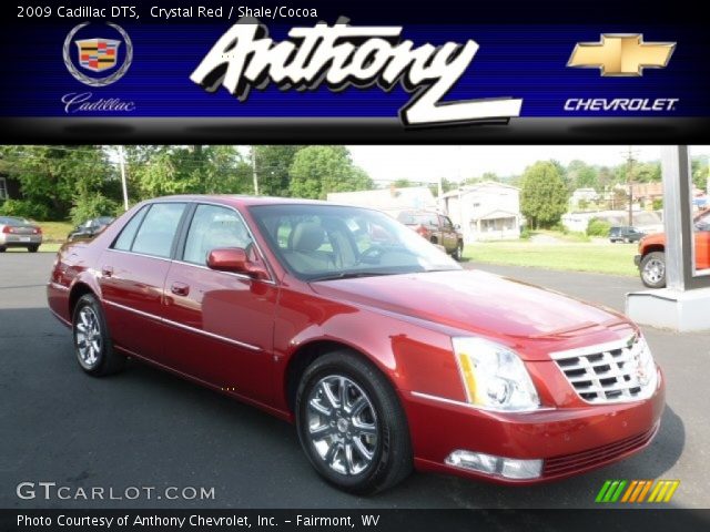 2009 Cadillac DTS  in Crystal Red