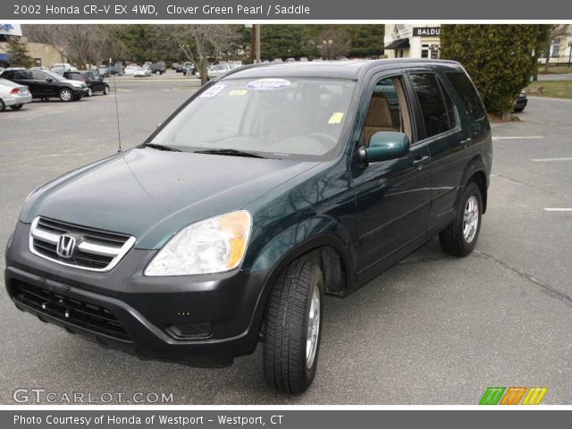 2002 Honda CR-V EX 4WD in Clover Green Pearl