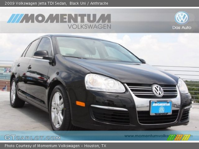 2009 Volkswagen Jetta TDI Sedan in Black Uni