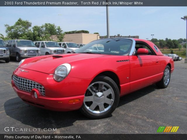 2003 Ford Thunderbird Premium Roadster in Torch Red