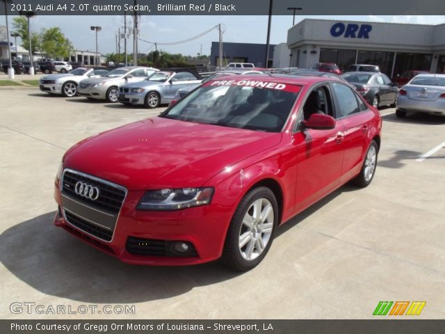 2011 Audi A4 2.0T quattro Sedan in Brilliant Red
