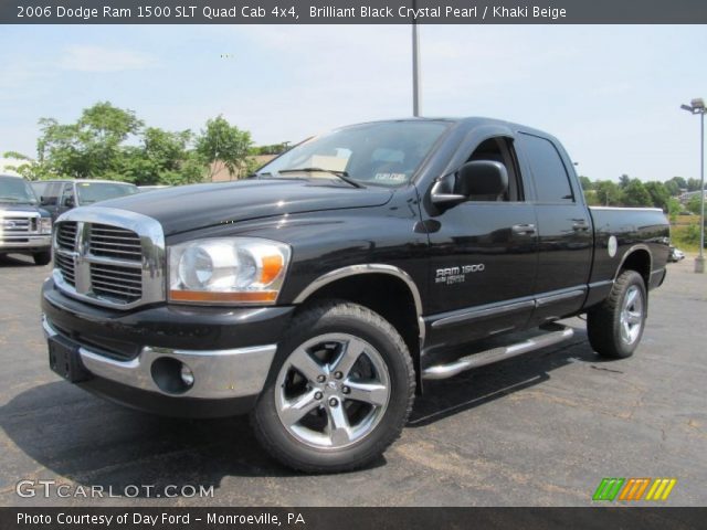2006 Dodge Ram 1500 SLT Quad Cab 4x4 in Brilliant Black Crystal Pearl