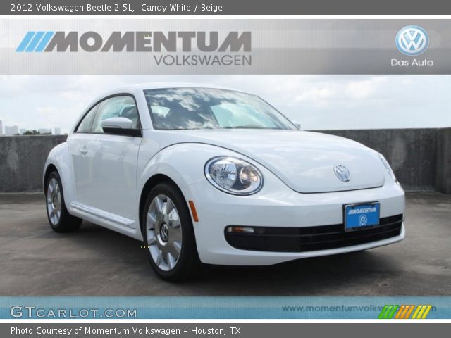 2012 Volkswagen Beetle 2.5L in Candy White