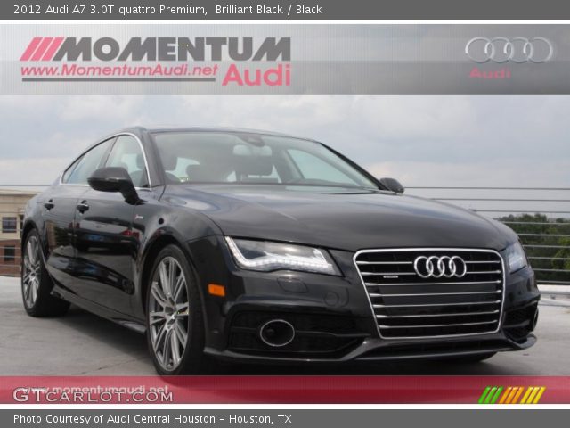 2012 Audi A7 3.0T quattro Premium in Brilliant Black
