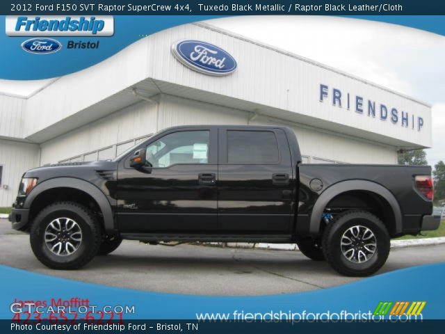 2012 Ford F150 SVT Raptor SuperCrew 4x4 in Tuxedo Black Metallic