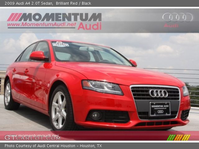 2009 Audi A4 2.0T Sedan in Brilliant Red