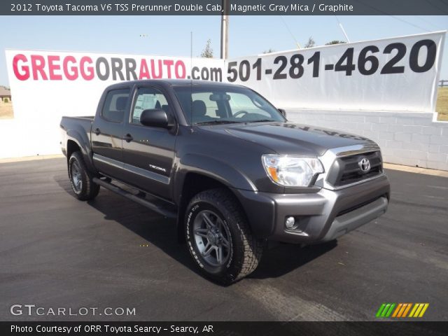 2012 Toyota Tacoma V6 TSS Prerunner Double Cab in Magnetic Gray Mica