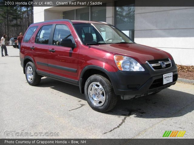 2003 Honda CR-V LX 4WD in Chianti Red Pearl