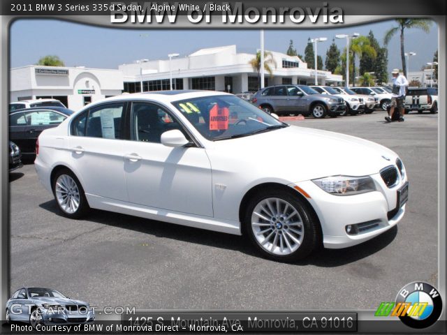 2011 BMW 3 Series 335d Sedan in Alpine White