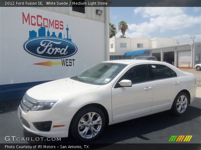 2012 Ford Fusion SE in White Suede