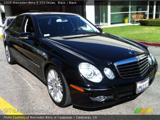 2008 Mercedes-Benz E 350 Sedan in Black