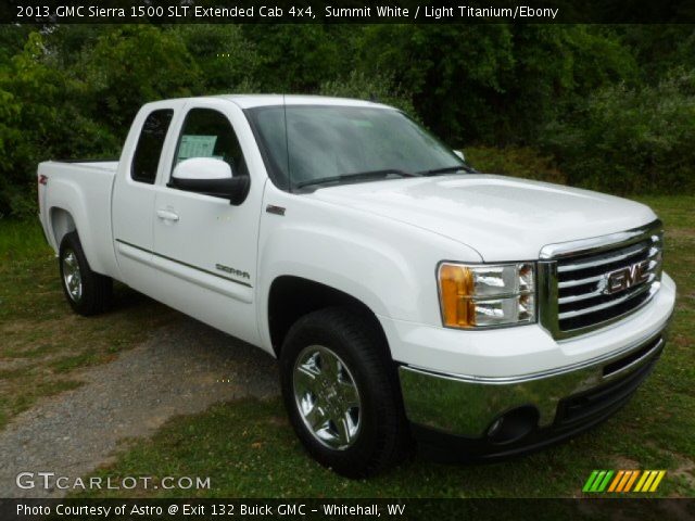 2013 GMC Sierra 1500 SLT Extended Cab 4x4 in Summit White