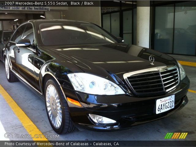 2007 Mercedes-Benz S 550 Sedan in Black