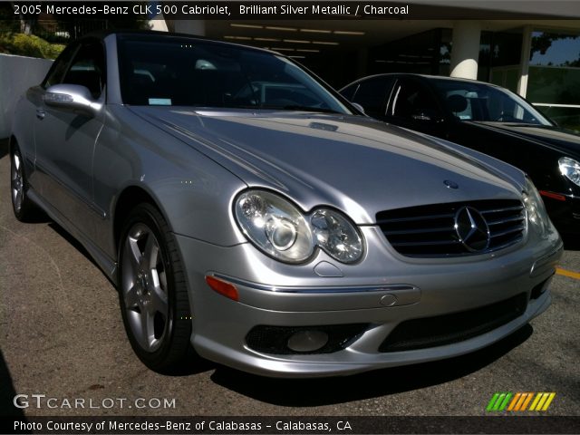 2005 Mercedes-Benz CLK 500 Cabriolet in Brilliant Silver Metallic