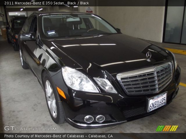 2011 Mercedes-Benz E 350 Sedan in Black
