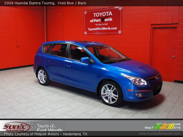 2009 Hyundai Elantra Touring in Vivid Blue
