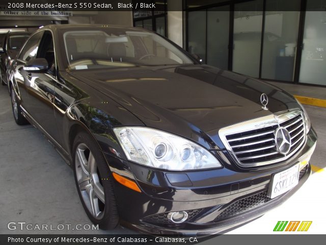 2008 Mercedes-Benz S 550 Sedan in Black
