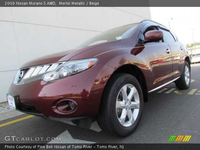 2009 Nissan Murano S AWD in Merlot Metallic