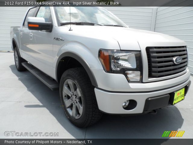 2012 Ford F150 FX4 SuperCrew 4x4 in Ingot Silver Metallic