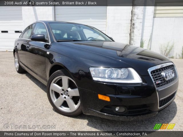 2008 Audi A6 4.2 quattro Sedan in Brilliant Black
