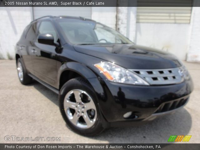 2005 Nissan murano sl black #2
