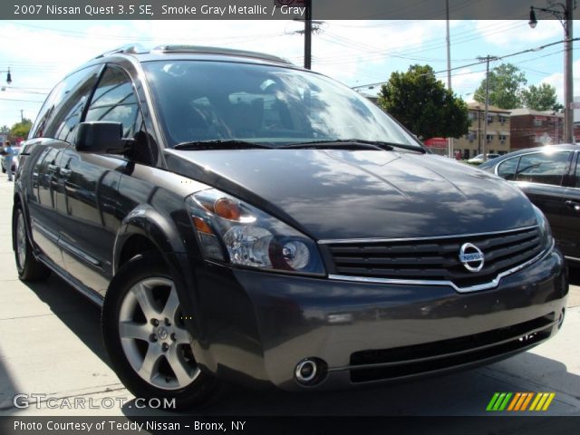 2007 Nissan Quest 3.5 SE in Smoke Gray Metallic