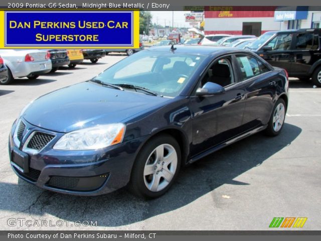 2009 Pontiac G6 Sedan in Midnight Blue Metallic
