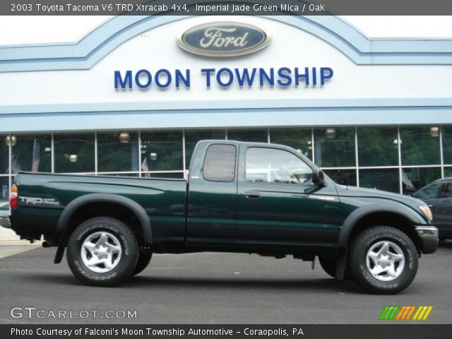 2003 Toyota Tacoma V6 TRD Xtracab 4x4 in Imperial Jade Green Mica