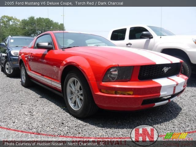 2005 Ford Mustang V6 Deluxe Coupe in Torch Red