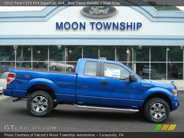 2012 Ford F150 FX4 SuperCab 4x4 in Blue Flame Metallic