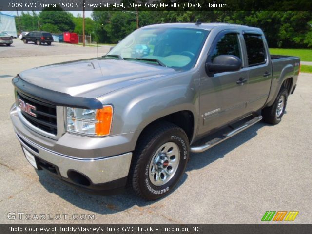 2009 GMC Sierra 1500 SL Crew Cab 4x4 in Steel Gray Metallic