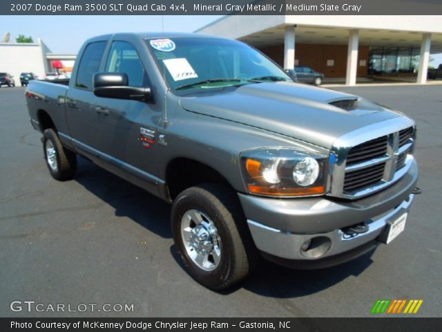 2007 Dodge Ram 3500 SLT Quad Cab 4x4 in Mineral Gray Metallic