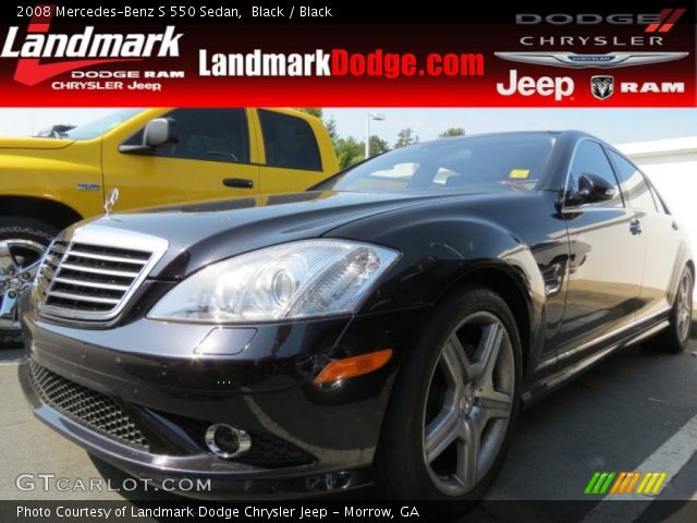 2008 Mercedes-Benz S 550 Sedan in Black