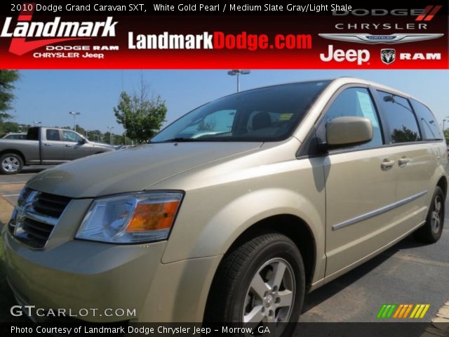 2010 Dodge Grand Caravan SXT in White Gold Pearl