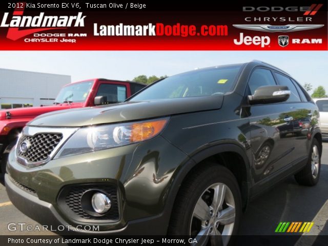 2012 Kia Sorento EX V6 in Tuscan Olive