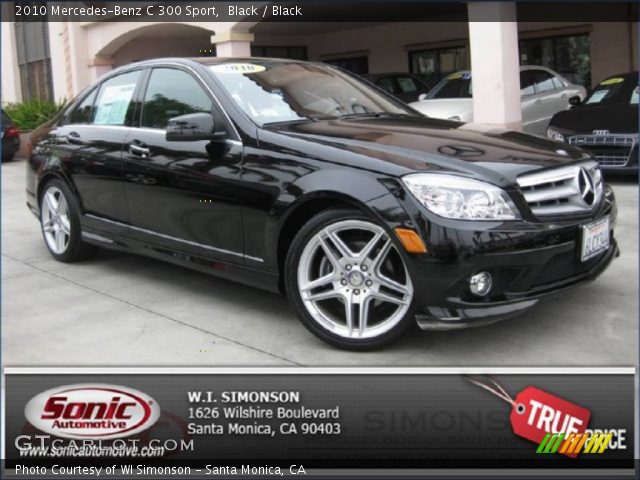 2010 Mercedes-Benz C 300 Sport in Black