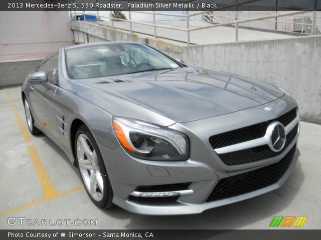 2013 Mercedes-Benz SL 550 Roadster in Paladium Silver Metallic