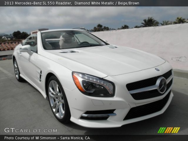 2013 Mercedes-Benz SL 550 Roadster in Diamond White Metallic