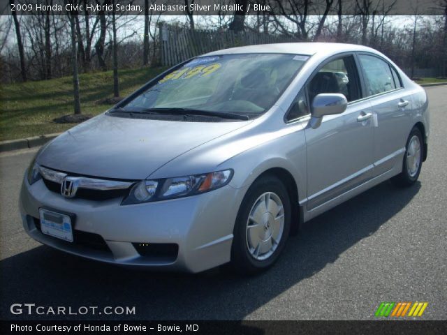 2009 Honda Civic Hybrid Sedan in Alabaster Silver Metallic