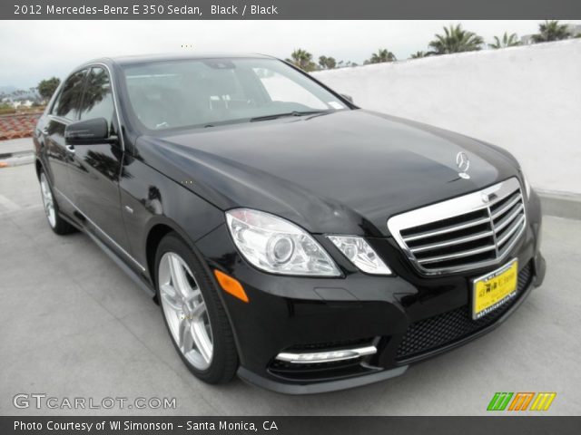 2012 Mercedes-Benz E 350 Sedan in Black