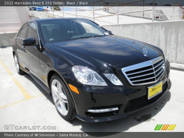 2012 Mercedes-Benz E 350 Sedan in Black