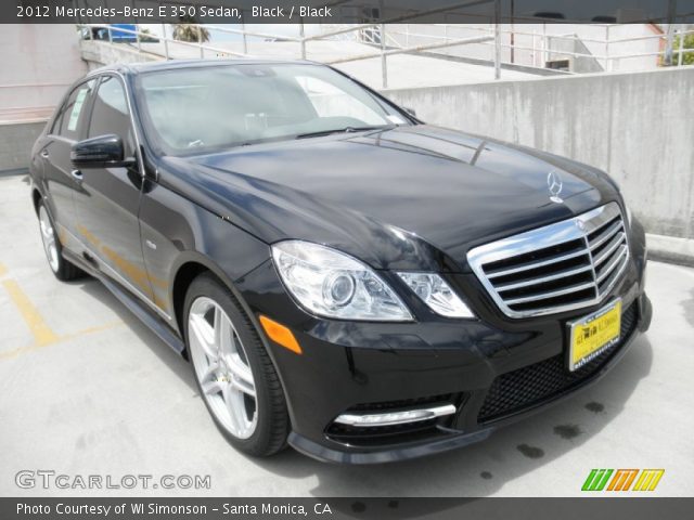 2012 Mercedes-Benz E 350 Sedan in Black