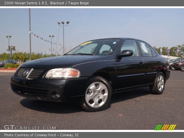 2006 Nissan Sentra 1.8 S in Blackout