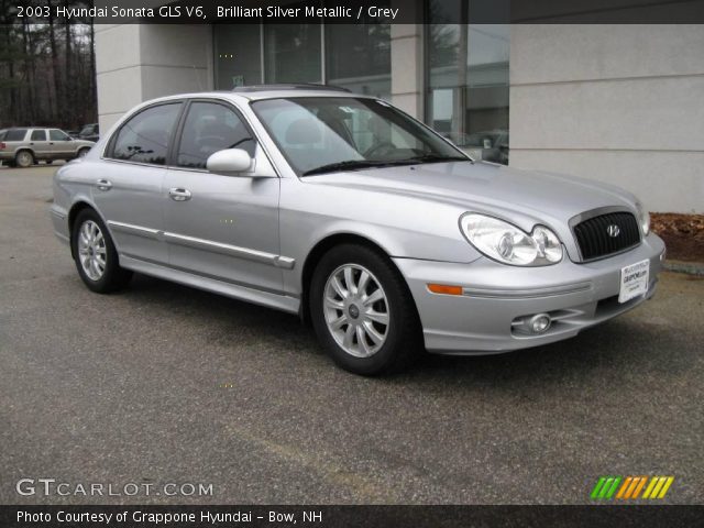 2003 Hyundai Sonata GLS V6 in Brilliant Silver Metallic
